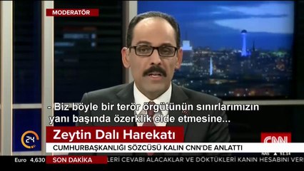 Zeytin Dalı Harekatı'nı anlattı