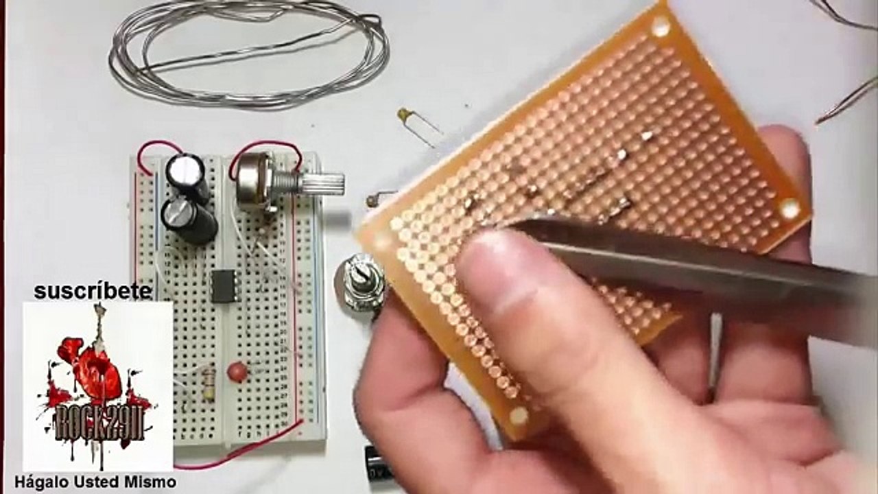Amplificador de audio casero (Hágalo Usted Mismo 1)