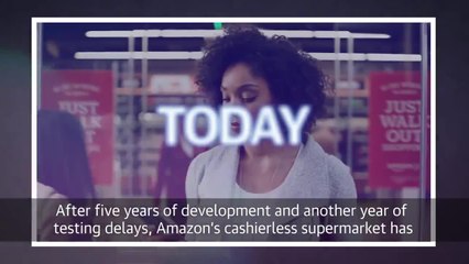 Amazon's first cashierless 'Go' supermarket opens for business | Engadget Today