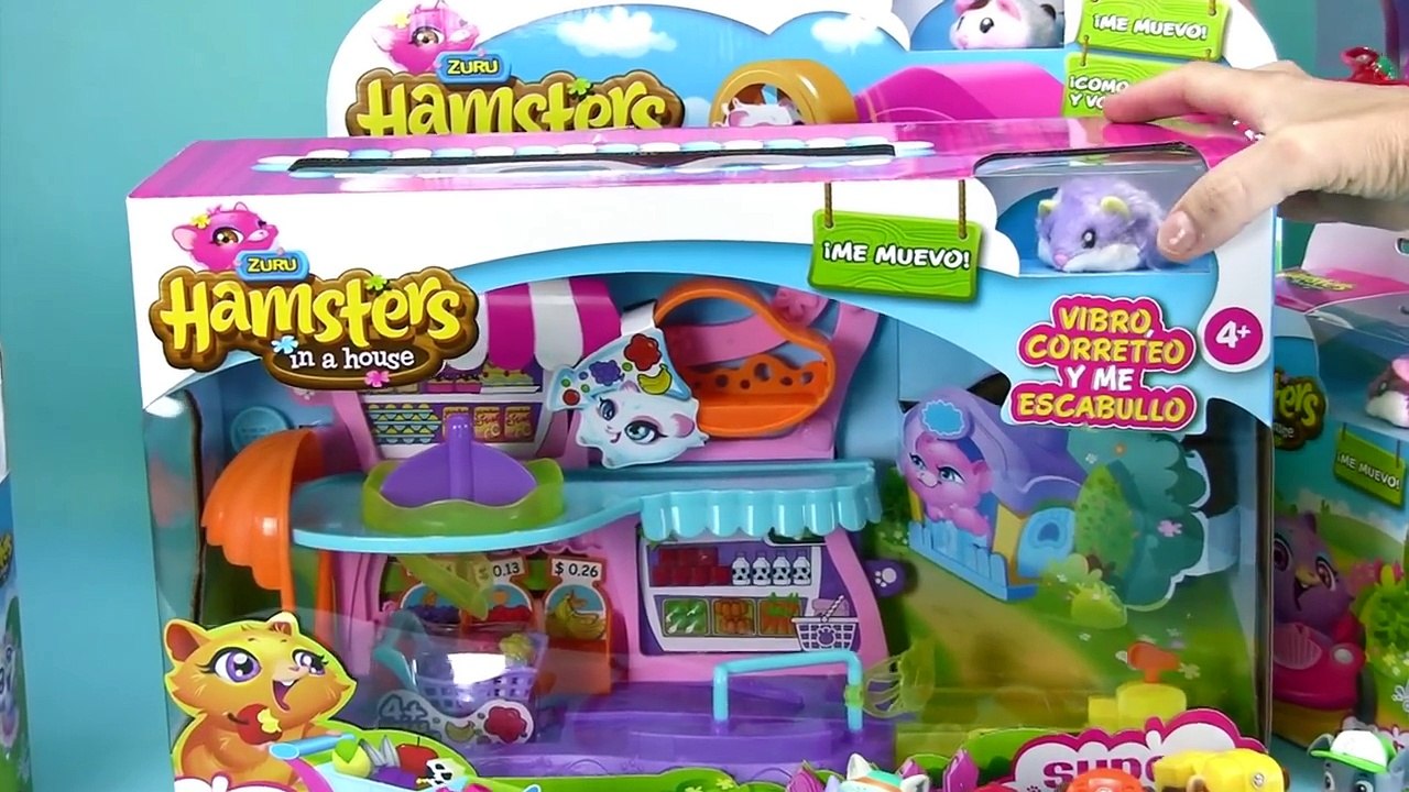 SOCORRO PATRULLA CANINA! PEPPA PIG! HAY RATONES EN EL SUPERMERCADO!| Juguetes Hamsters in a House