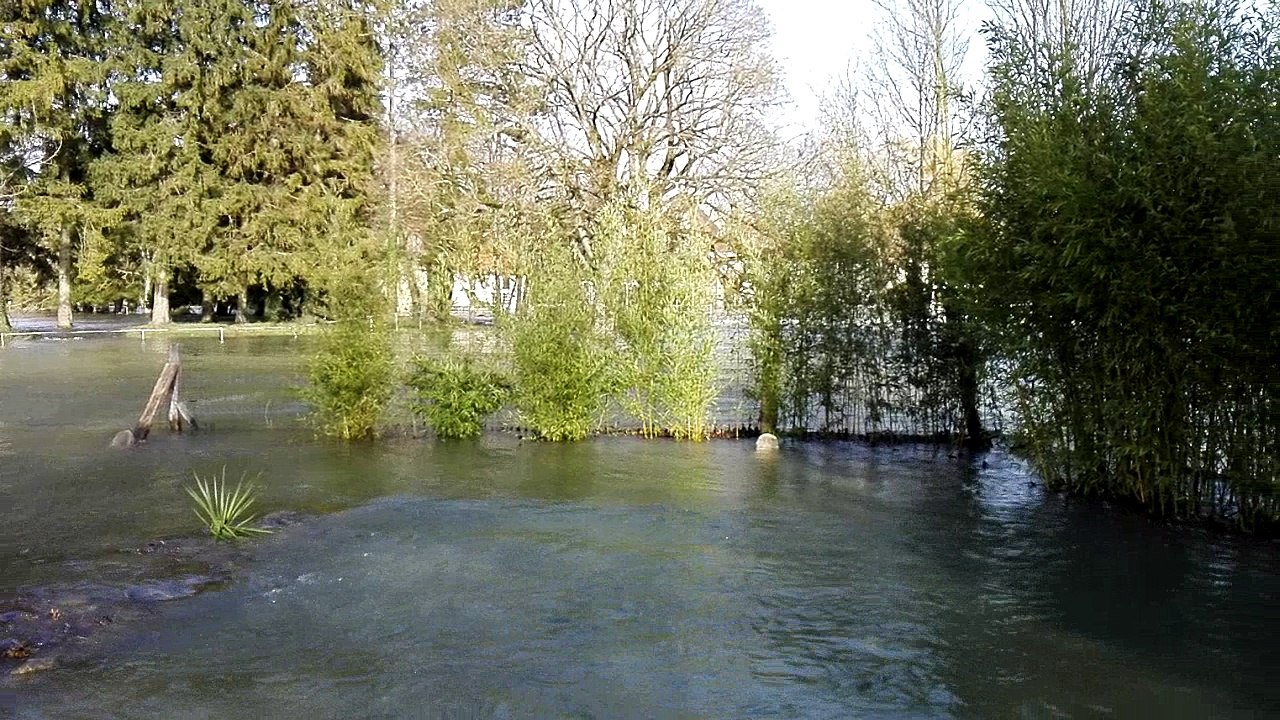 Rue de la Forge sous les eaux
