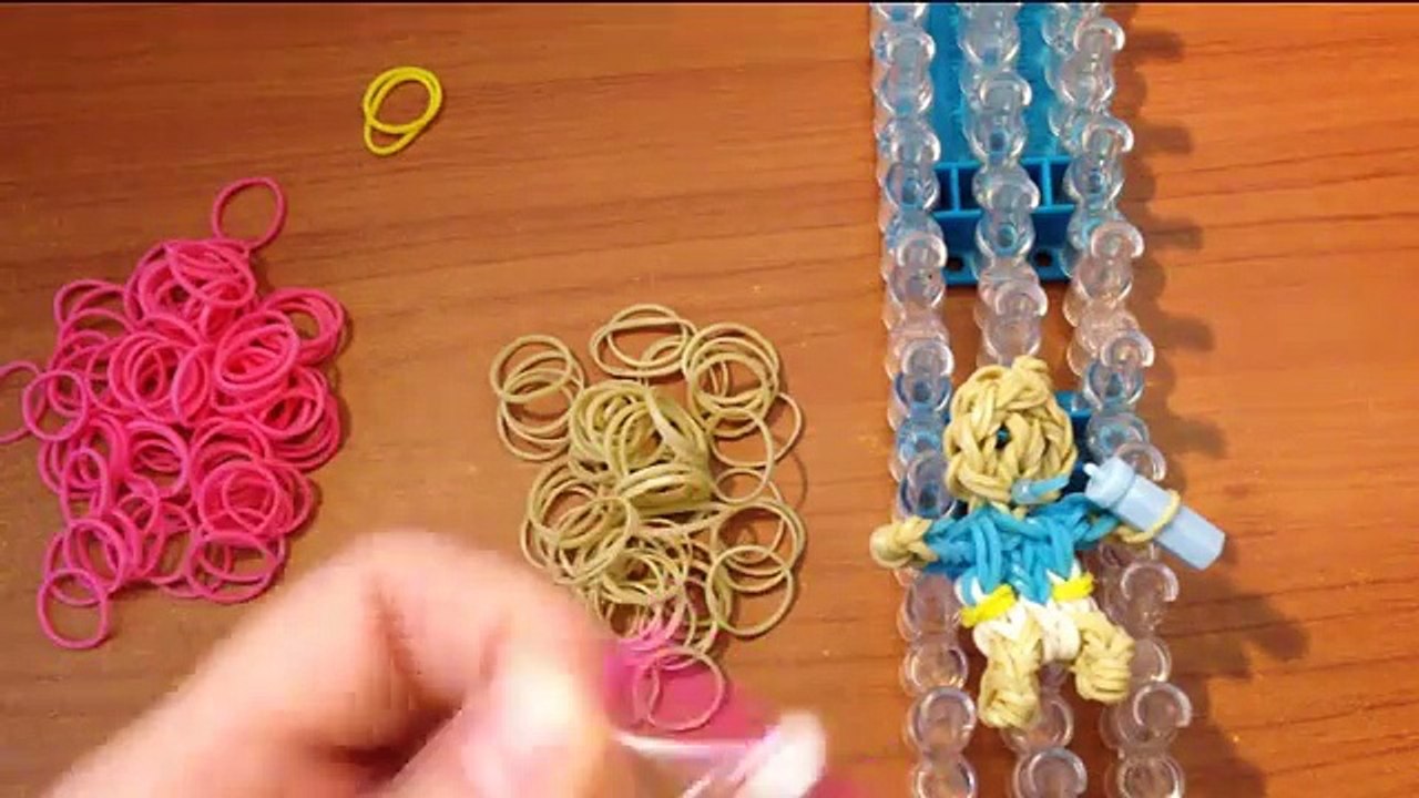 Rainbow Loom Baby Girl or Boy Doll or Charm - bebe