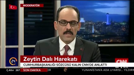 Cumhurbaşkanlığı Sözcüsü Kalın, CNN'de anlattı