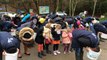Flash-mob de soutien au zoo de Pont-Scorff