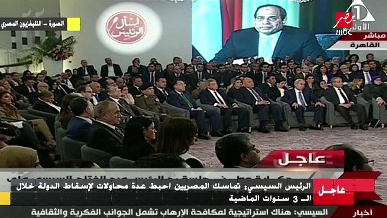 الرئيس السيسي يتحدث عن دور الشباب في المحليات