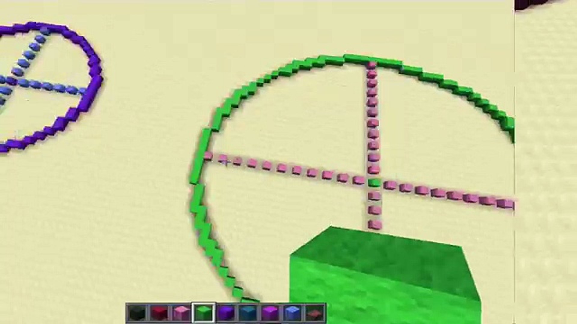 RabbitRoars: Minecraft Tutorial: How to build Circles, Towers, Arches and  Domes!