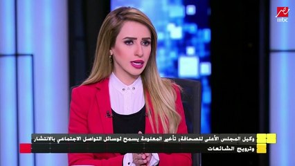 وكيل المجلس الأعلى للصحافة يتحدث عن رؤيته للعلاقات المصرية مع الدول الأخرى