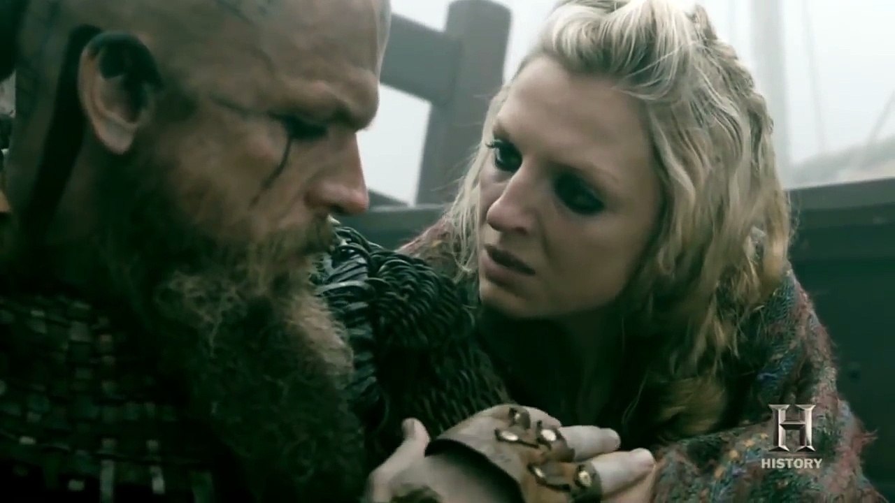 Bjorn, Rollo and King Harald Lost At Sea - Vikings S04E16