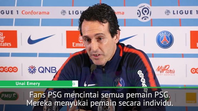 Emery Membela Hubungan Neymar Dengan Fans PSG