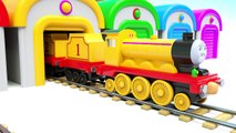 Colors for Children to Learn with Toy Trains #h Learn Colors for Kids with Railway Vehicles