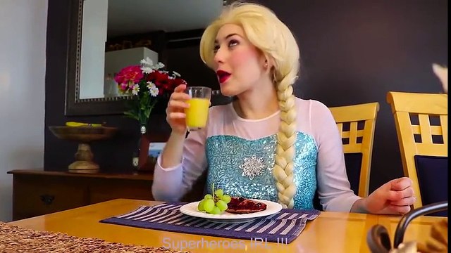 Frozen Elsa MORNING ROUTINE w Spiderman Belle Maleficent Makeup Challenge Superhero in real life | Superheroes | Spiderman | Superman | Frozen Elsa | Joker