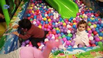 Bad kids make fun playing with bubbles  in Fun Indoor Playground for Kids