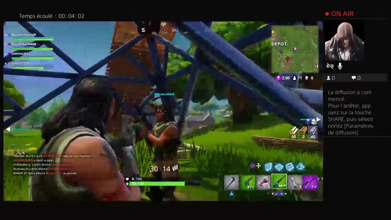Diffusion PS4 en direct Fortnite  de Lorenzo 8 ans