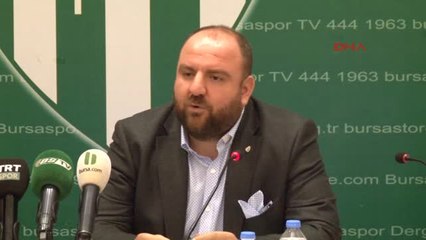 Bursaspor Futbol Şube Sorumlusu Hasan Parlakay Sow Fedakarlık Yaptı