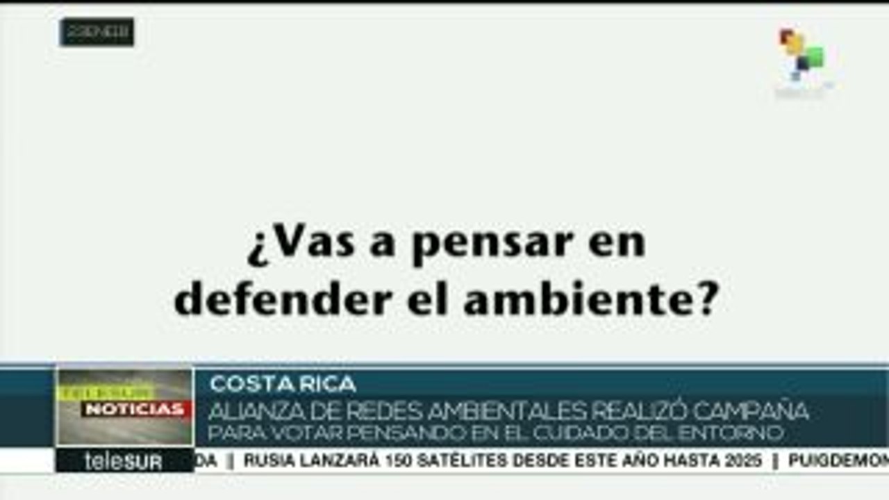 Costa Rica: denuncian ausencia de tema ambiental en proceso electoral