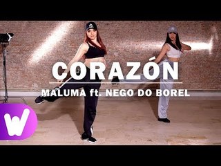 CORAZÓN – Maluma ft. Nego do Borel | COREOGRAFÍA PASO A PASO
