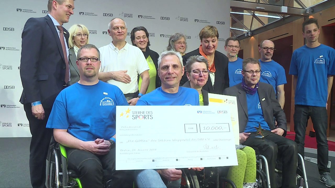 'Großer Stern des Sports' geht an Behinderten-Klettergruppe