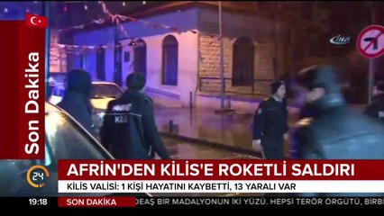 Kilis'e roketli saldırı