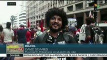 Pueblo brasileño se moviliza en rechazo al juicio contra Lula
