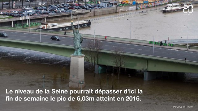 Les crues de la Seine, du Rhin et du Rhône