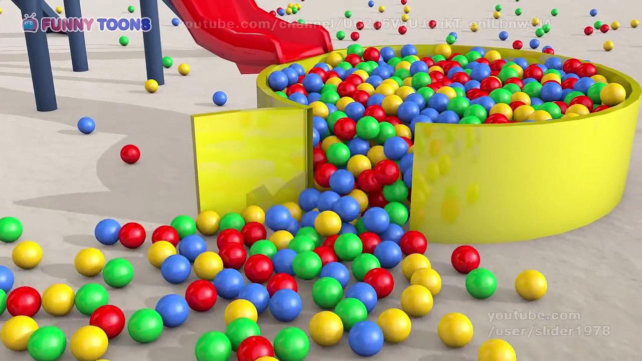 Learn colors with Baby and balls