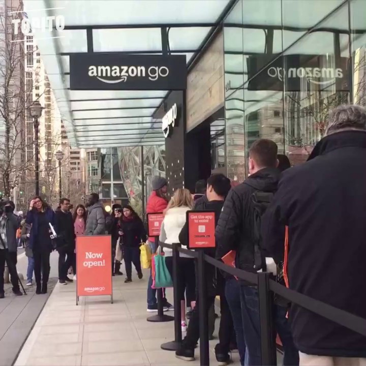 Ouverture du 1er magasin Amazon Go à Seattle