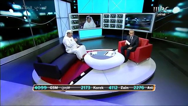 موقف طريف بين الأغا و خالد أحد أعضاء فريق عمل #صدى_الملاعب