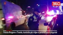 VIDEO/ Shikoni si i kap policia makinat që kalonin me semafor të kuq mbrëmë në Tiranë