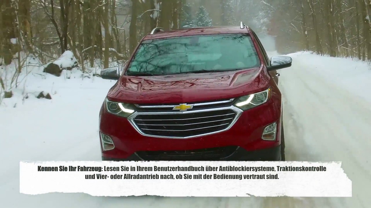 Chevrolet Winterfahr- und Vorbereitungstipps