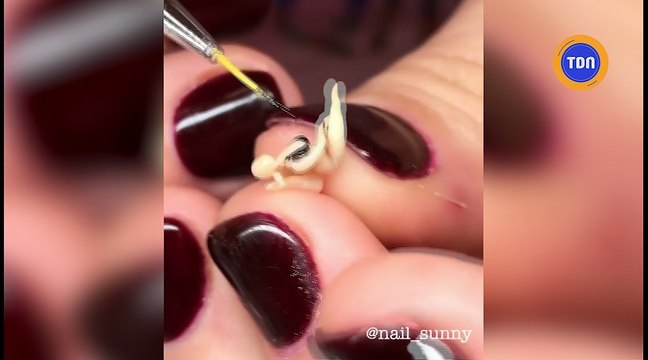 Cette femme a des ongles surprenants