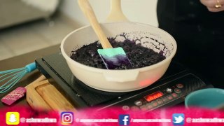 Homemade Blueberry Cheesecake Ice Cream Recipe | No Eggs No Ice Cream Machine