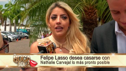 Nathalie Carvajal y Felipe Lasso ¿Rumbo al altar?