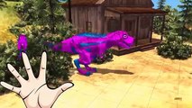 Colors elephant attacks Finger family nursery Rhymes 3d animation - Animals Finger family rhymes