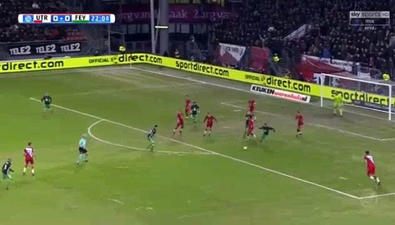 Sam Larsson Goal HD - Utrecht	0-1	Feyenoord 24.01.2018