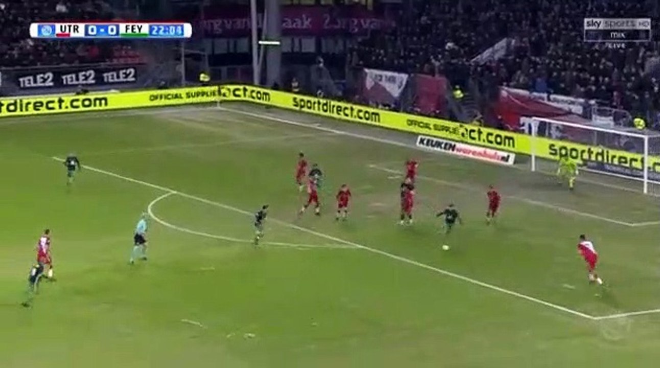 Sam Larsson Goal HD - Utrecht	0-1	Feyenoord 24.01.2018
