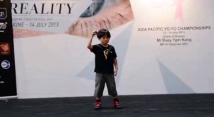 Impressionante criança campeã mundial