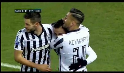 Goal  Pelkas D.  (1:0)  PAOK vs Atromitos