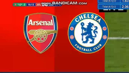 Eden Hazard Yellow Card HD - Arsenal 1-1 Chelsea 24.01.2018