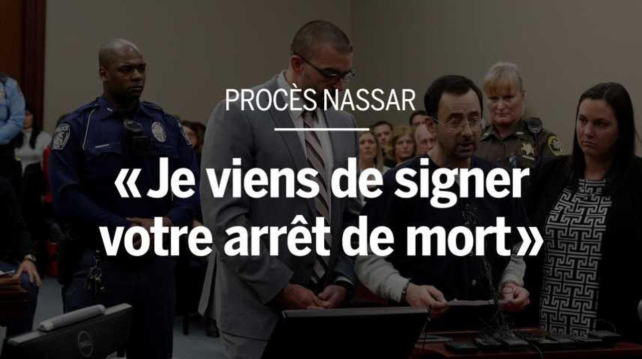 « Je viens de signer votre arrêt de mort » : retour en images sur le procès de Larry Nassar