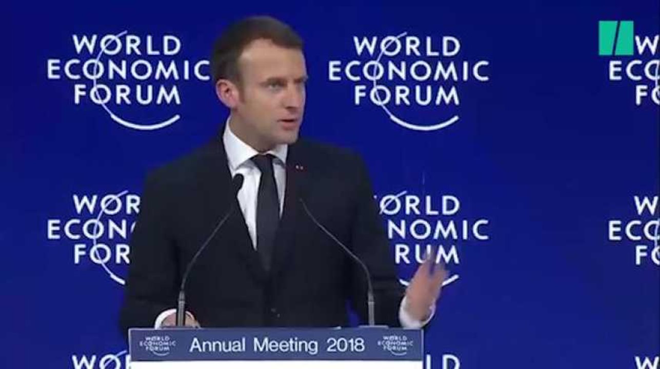À Davos, la blague de Macron fera sans doute rire jaune Trump