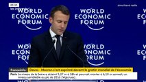 Emmanuel Macron à Davos : 
