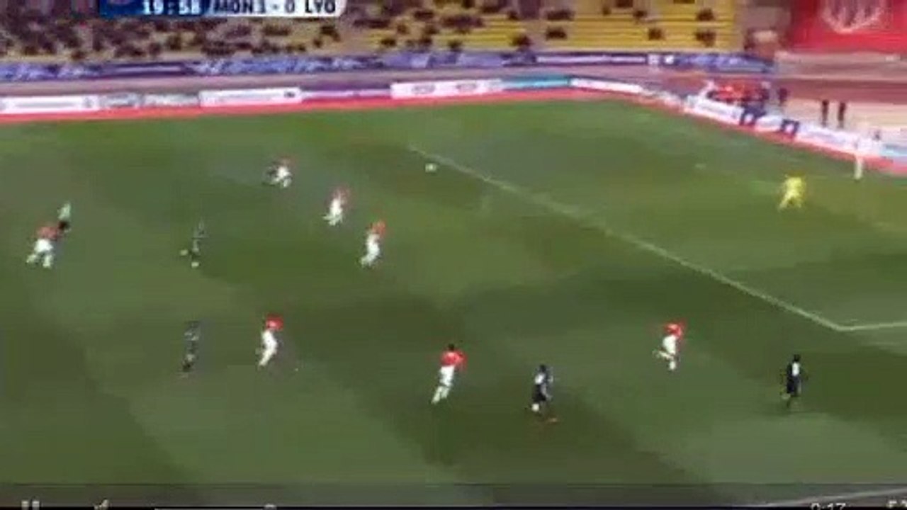 Bertrand Traore  Goal HD - Monaco	1-1	Lyon 24.01.2018