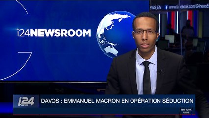 Suisse: Emmanuel Macron en opération séduction à Davos
