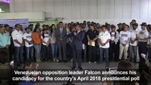 Venezuelan opposition leader Henri Falcon to run for president