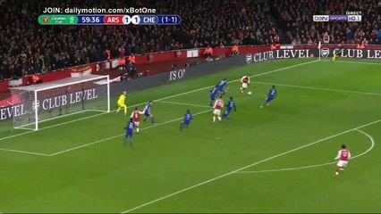 Granit Xhaka Goal HD - Arsenal 2 - 1 Chelsea - 24.01.2018 (Full Replay)