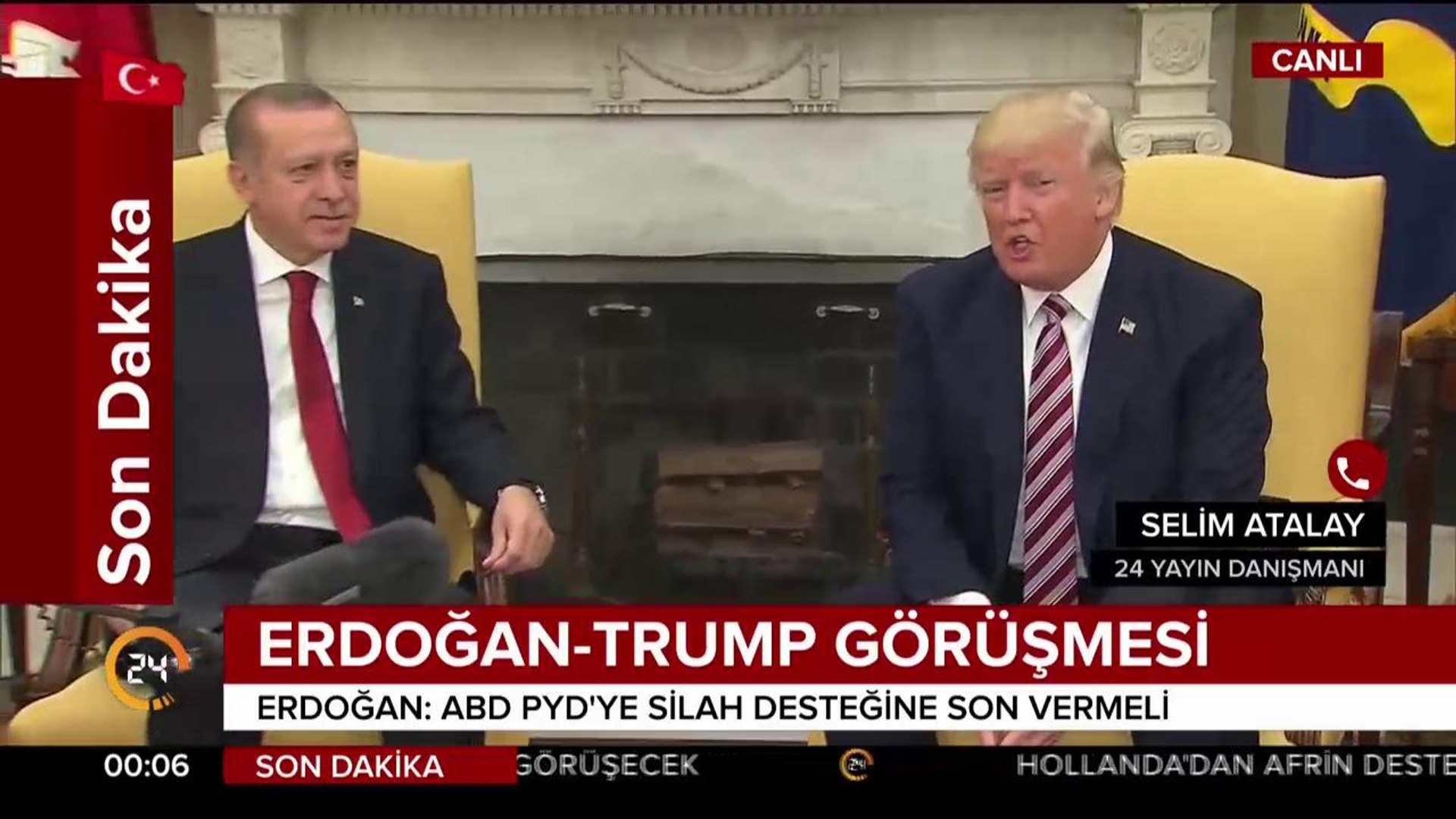 ⁣Erdoğan-Trump görüşmesi