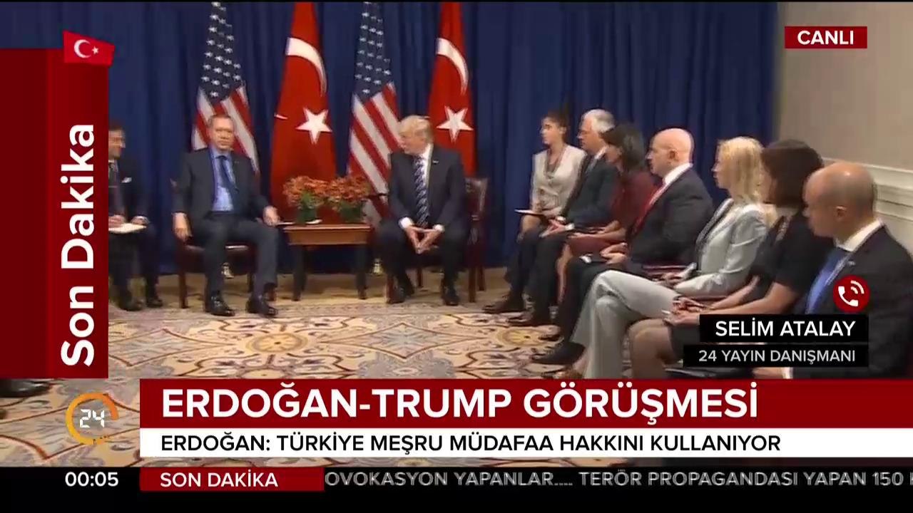 Erdoğan-Trump görüşmesi