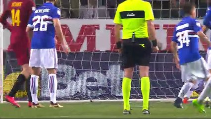 Edin Dzeko Goal HD - Sampdoria	1-1	AS Roma 24.01.2018