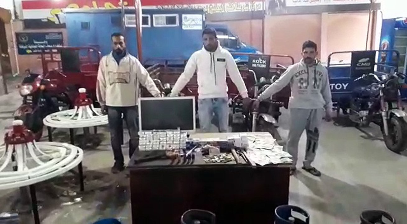 ضبط تشكيل عصابى مكون من 3 أشخاص لسرقة الدراجات النارية بكفر البطيخ