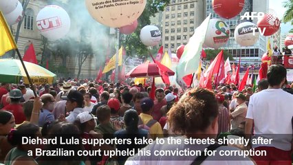 Diehard Lula supporters in Sao Paulo still loyal despite verdict